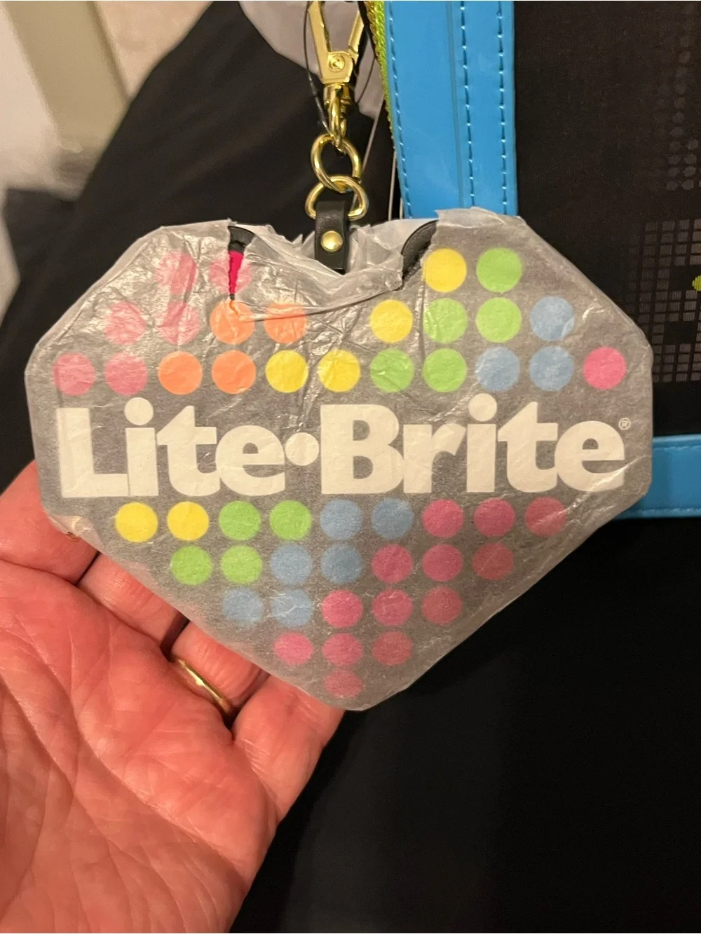 Kids Butterfly Light-Up Carry Bag in Blue